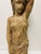 Early 19th Century Antique Carved Wood Female Caryatid Holding Vessel on Her Head For Sale - Image 5 of 15