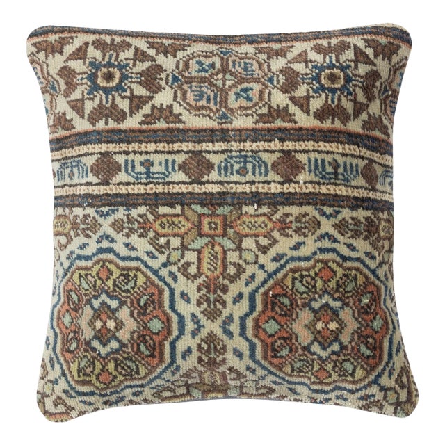 16"x16" Vintage Turkish Rug Pillowcase. Farmhouse Decor. Handmade Cushion Cover For Sale