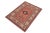 Pink 1990s Bohemian Kazak Pink/Beige Wool Rug - 3'4'' X 4'10'' For Sale - Image 8 of 8