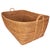 Artifacts Saboga Home Everything Basket with Hoop Handles in White Wash - 25" For Sale In Houston - Image 6 of 13