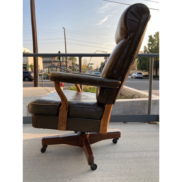 Gunlocke Model “Washington” Oval Office Executive Chair Chairish