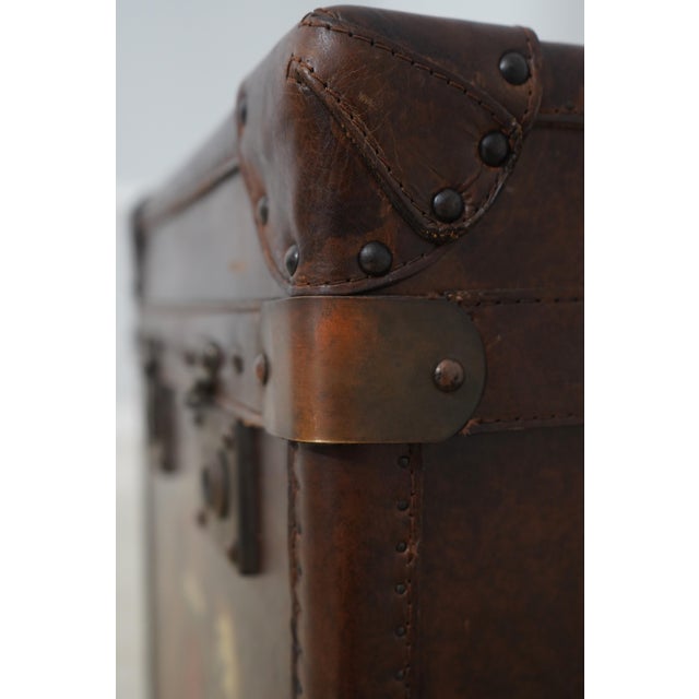 Theodore Alexander Leather Wrapped Lidded Box End Table For Sale - Image 14 of 16