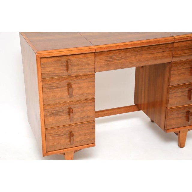 Vintage Walnut Dressing Table from Heals, 1950 For Sale - Image 13 of 16