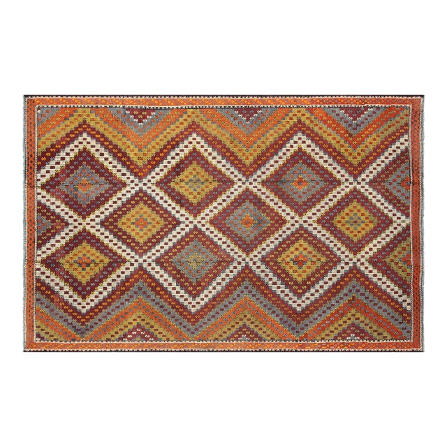1960s Turkish Kilim For Sale