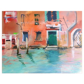 Erika Kumerova, Venice, Oil on Canvas, 2022 For Sale