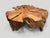 Andrianna Shamaris Organic Teak Wood Round Coffee Table For Sale - Image 4 of 6