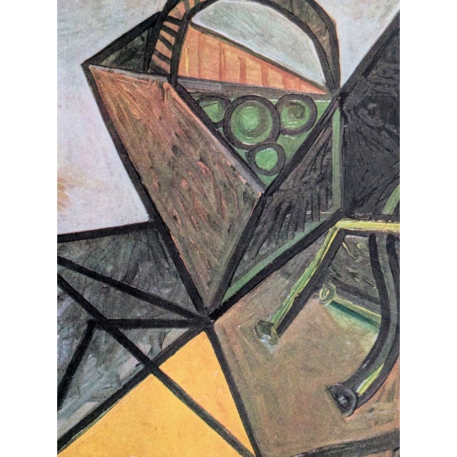 Pablo Picasso Pablo Picasso, Still Life, Color Offset Lithograph on Pur de Marais Fil Paper, 1943 For Sale - Image 4 of 6