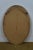 Vintage Gold Gilt Wood Framed Oval Vanity Wall Mirror For Sale - Image 4 of 7