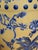 Yellow 1980s Blue and Yellow Chinoiserie Ceramic Garden Stool For Sale - Image 8 of 11