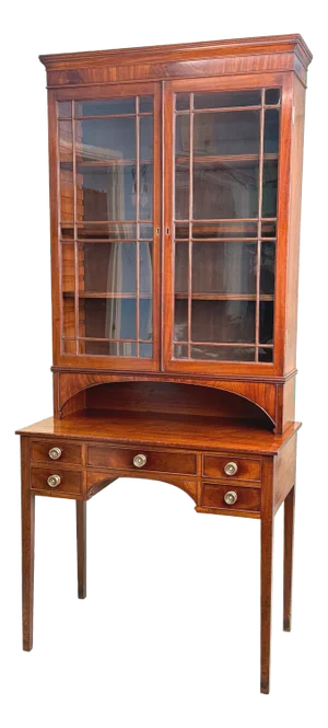 Antique Georgian Mahogany Display Cabinet, 1790