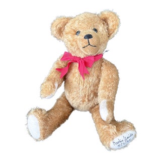 Signed Johanna Martin Haida Mohair Collectible Limited Edition Teddy Bear With Hang Tags For Sale