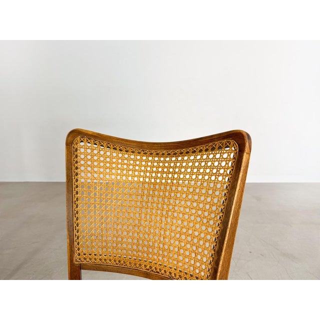 1950s A811/1 Chairs in Corduroy by Josef Hoffmann for Thonet, 1951, Set of 3 For Sale - Image 5 of 13