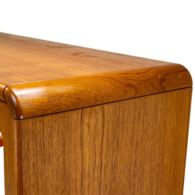 Sun Cabinet Teak Hutch Display Cabinet Credenza Mid Century Modern Lighted For Sale - Image 10 of 16