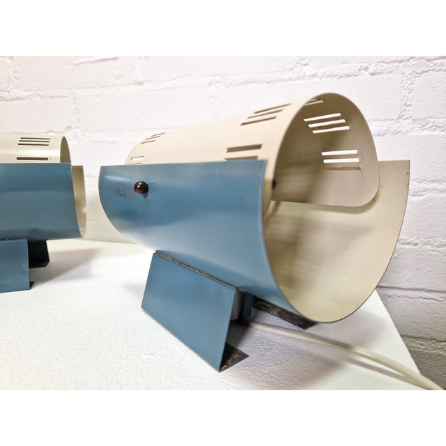 Nx45 Wall Lightss attributed to Louis Kalff for Philips, 1960s, Set of 2 For Sale - Image 9 of 13
