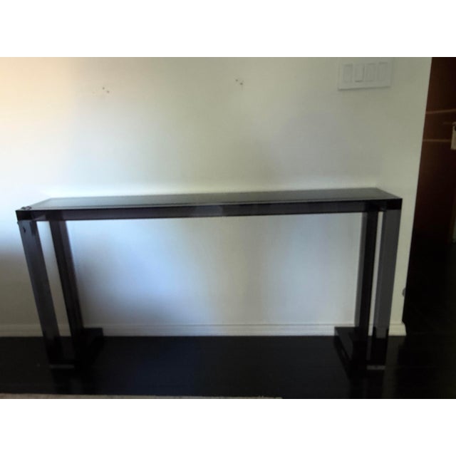 Interlude Home Interlude Home Ava Sofa Table Console in Smoke Color For Sale - Image 4 of 12