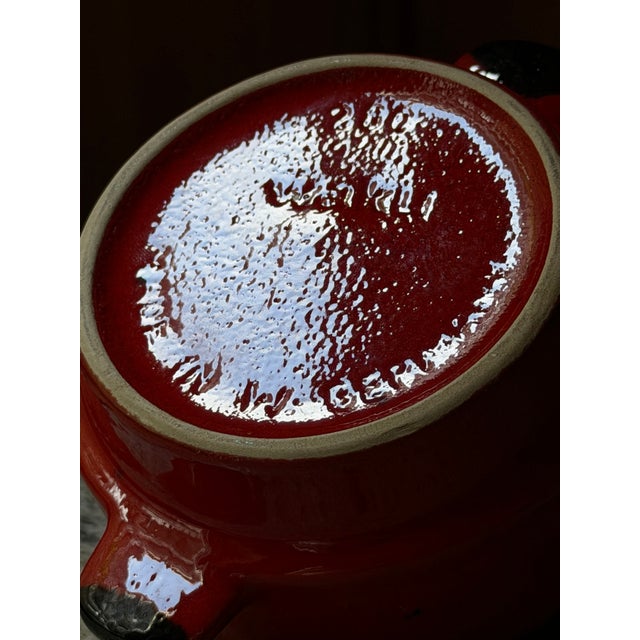 Vintage West German Pottery Soup Crocks, 1960, Set of 6 For Sale - Image 4 of 15