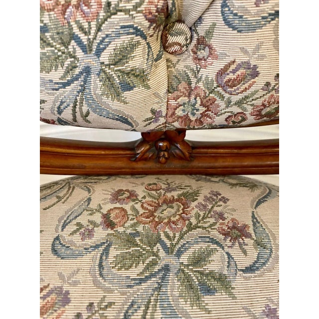 Set of Antique Victorian Carved Walnut Chairs For Sale - Image 5 of 17