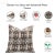 Fabdivine Handmade Block Printed Cushion Cover 14x36 Inch Off-White Linen-Hridyavan For Sale - Image 4 of 4