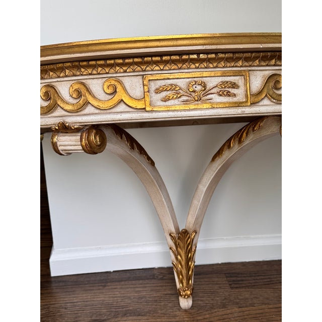 Hollywood Regency Dorothy Draper Style Large Scale Wall Mounted Shelf For Sale - Image 9 of 18