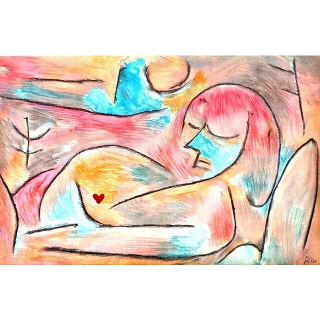 Paul KLEE Exquisite Original Lithograph edited by Teriade, Verve in 1938 in perfect condition 36 x 26.5 cm Four painters...