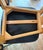 Wood 1980s Vintage Italian Glass Table With a Set of 4 Wood and Brown Leather Chairs in the Style of Pietro Costantini For Sale - Image 7 of 18