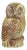 Naturalistic Stoneware Owl Figurines by Sven Wejsfelt for Gustavsberg, 1980s, Set of 6 For Sale