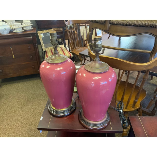 Traditional 20th Century Pair of Wildwood Lamps For Sale - Image 3 of 7