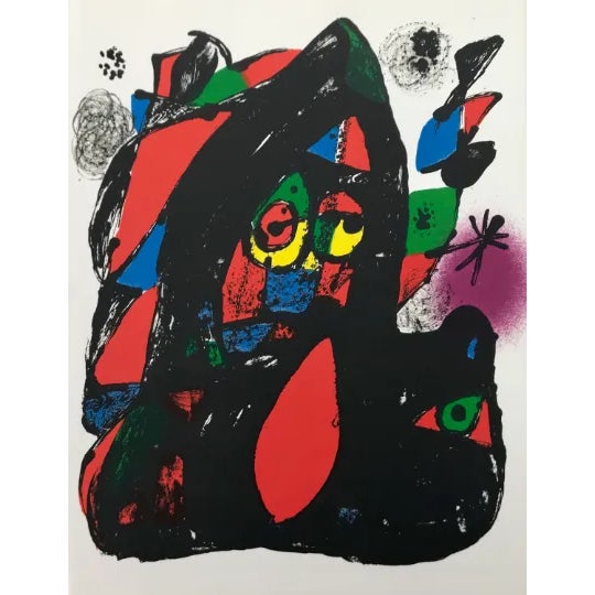 Artist: Joan Miro Country: Spain Title: Untitled vol 4c Medium: Original Lithograph Marks: Not signed not numbered Size:...