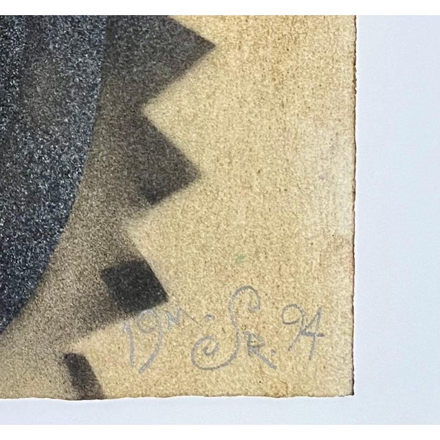 Mason Rader, Abstract Surrealist Spray Paint Mixed Media The Dump Mason Rader, 1994 For Sale - Image 4 of 6