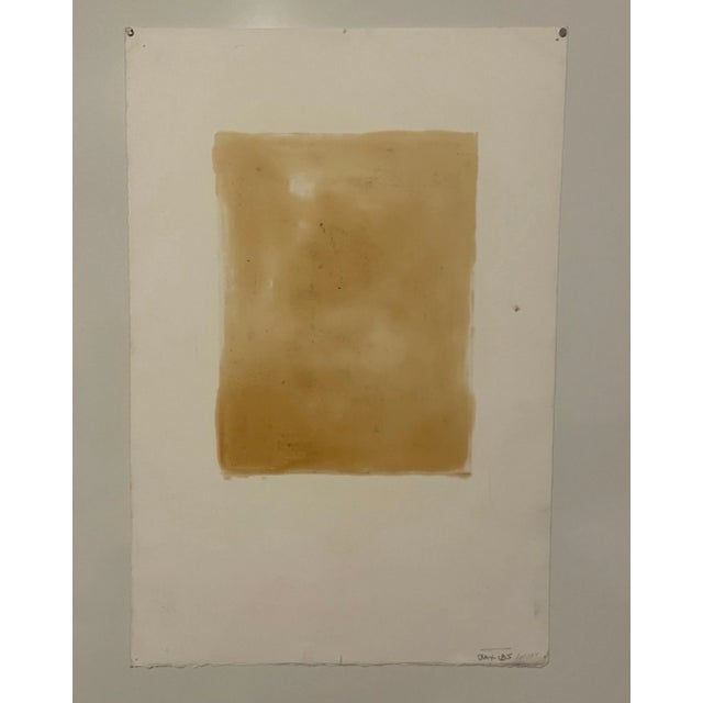 Printmaking Materials Contemporary Abstract Landscape Monotype Painting by Sarah Amos, 1995 For Sale - Image 7 of 10
