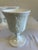 Vintage White Milk Glass Grape & Vine Pedestal Goblets, Set of 9 For Sale - Image 10 of 13