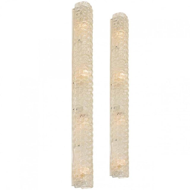 Bubble Glass Wall Light Fixture from Hillebrand, Germany, 1960s For Sale - Image 3 of 13