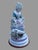 Ceramic Antique German Porcelain Lady Figurine 10.5” Hand Painted Rococo Statue For Sale - Image 7 of 8