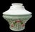 The Rare Phoenix/Consolidate Hand Painted Glass Basket Lamp Shade by Nicholas Kopp from 1920s is a stunning pink pendant...