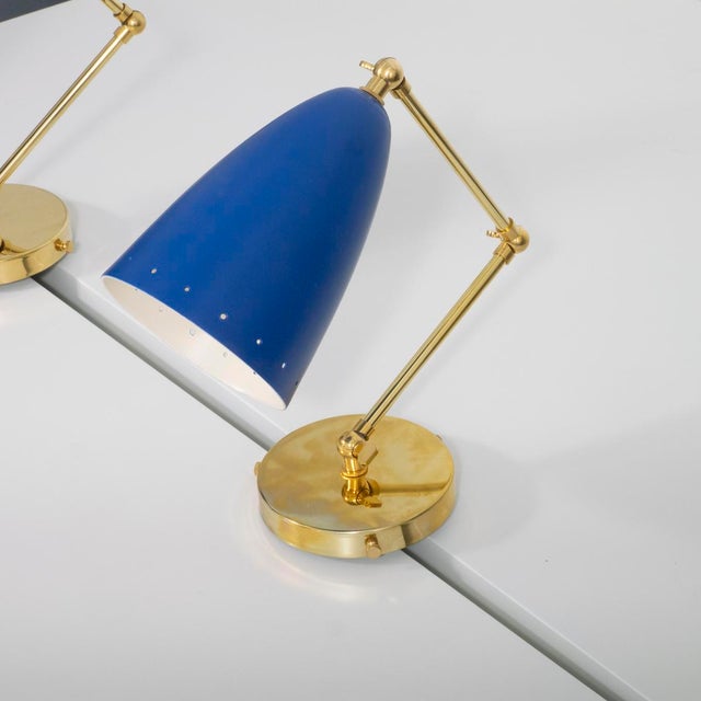 Pair of mid-century style articulated sconces For Sale - Image 15 of 17