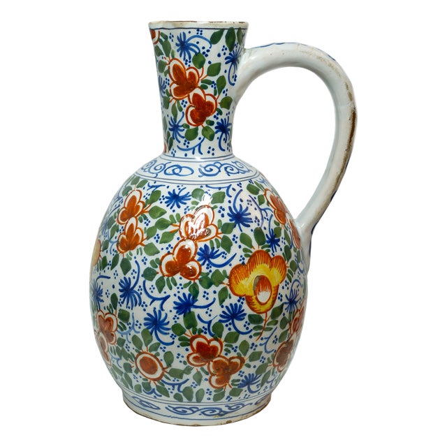 Antique Delfts Blue Vase, 1900 For Sale