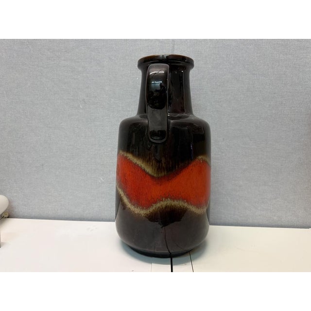 Ceramic Vintage Fat Lava Model 408-40 Floor Vase from Scheurich, 1970s For Sale - Image 7 of 18