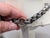 1950s Vintage 1950s Signed Napier Silvertone "Hammered" Link Chain Necklace For Sale - Image 5 of 10