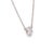 Tiffany & Co. Elsa Peretti Diamonds by the Yard necklace in platinum, featuring a 0.54 carat round brilliant diamond, E...