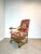 Louis XIV Style Armchair in Fabric For Sale - Image 6 of 6