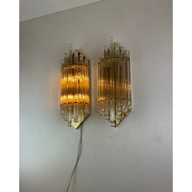 Hollywood Regency Sconces by Vadisa, 1980s, Set of 2 For Sale - Image 16 of 18