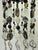 Postmodern Brutalist Beaded Mobile Chandelier - 18" Artisan Crystal & Glass Suncatcher For Sale - Image 11 of 13