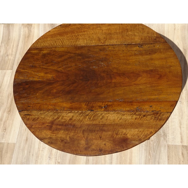 Walnut Top Flap Table For Sale - Image 11 of 18