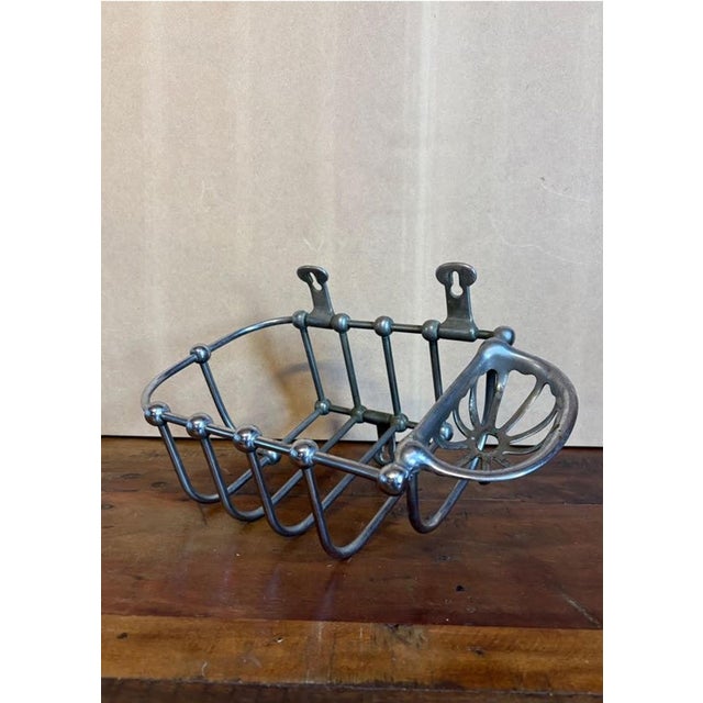 Antique Industrial Wall Mounted Soap Caddy For Sale In Chicago - Image 6 of 15