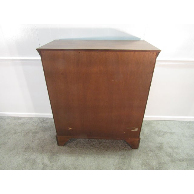 Kittinger Williamsburg Adaptation Solid Mahogany Chest of Drawers For Sale - Image 10 of 10