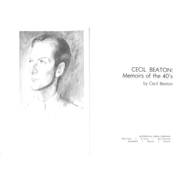 1970s "Cecil Beaton: Memoirs of the 40's" 1972 Beaton, Cecil (Inscribed) For Sale - Image 5 of 10