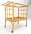 Late 20th Century Fine Bamboo c1970s 2 Tier glass Top Serving Bar Cart on Wheels Mid Century MINT! For Sale - Image 5 of 18