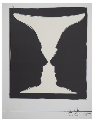 Jasper Johns, Coupe Aux Deux Picasso, 1973, Original Lithograph