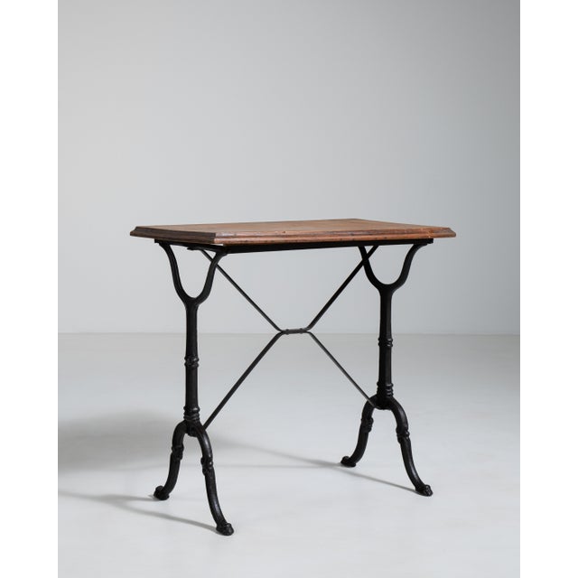Cast Iron Bistro Table, Antique, France, 20th Century For Sale - Image 11 of 13