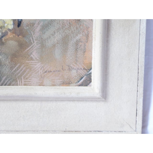 Vintage Floral Bouquet Framed Painting For Sale - Image 4 of 6